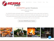 Tablet Screenshot of hermapro.com